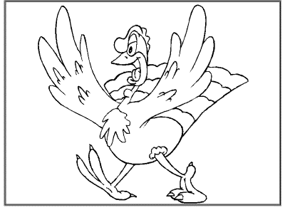 turkey coloring page